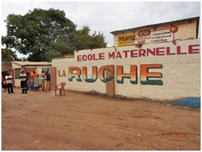 Le batiment de 'La Ruche'